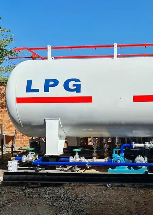 Đang tải và dỡ tải LPG